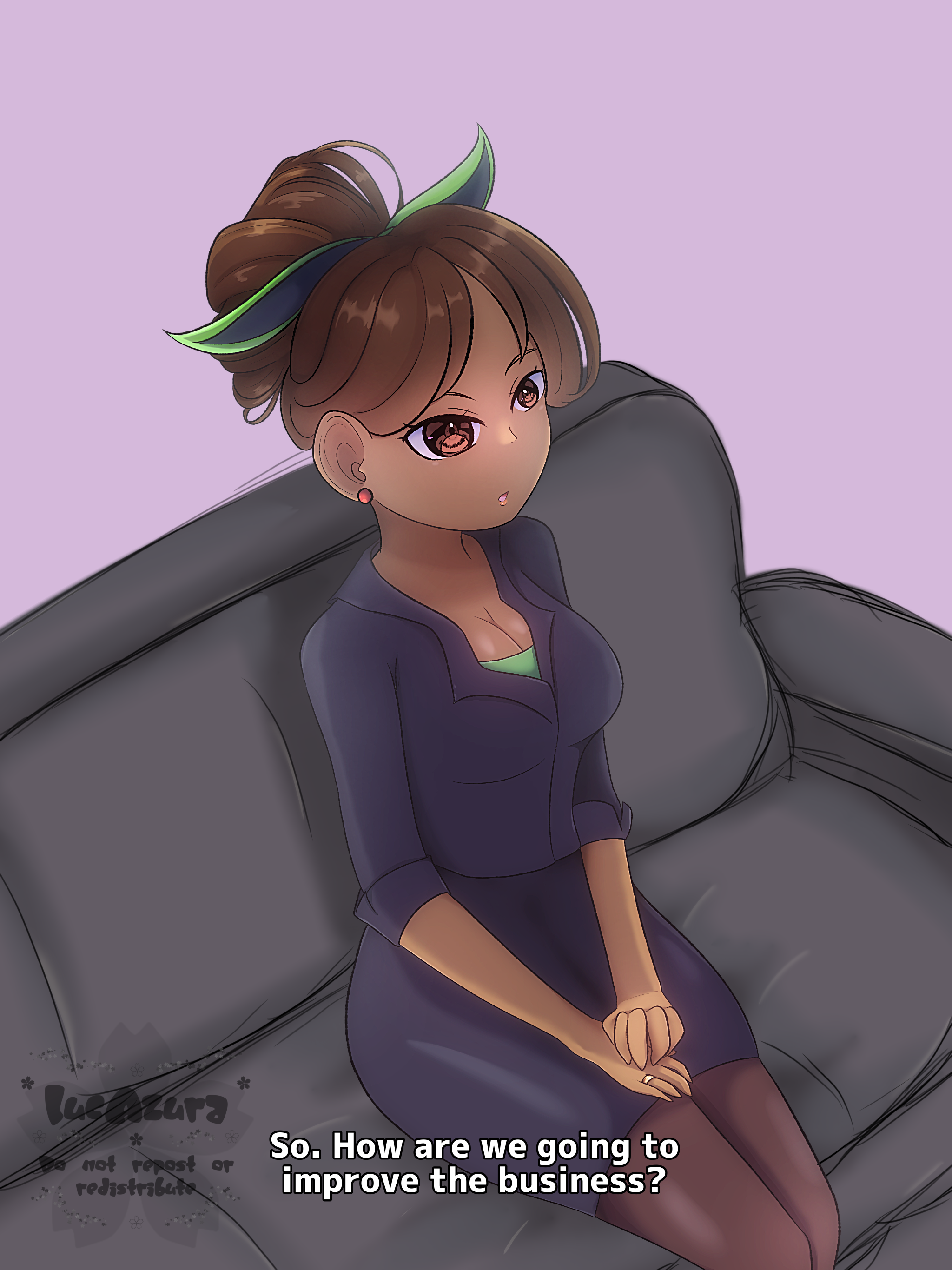 Office Lady Espeon Liana